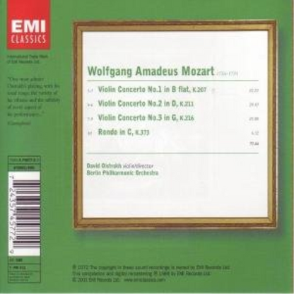 Mozart: Vln Ctos Nos 1-3