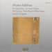 Morton Feldman - Chamber Music / De Kooning / Kline / Guston / O'