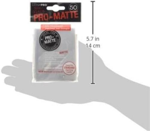Ultra Pro SLEEVES Pro-Matte D12 Card Game (Clear)