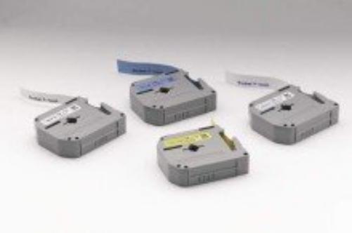 Brother© M-Schriftbandkassetten, unlaminiert Gr”áe: 9 mm x 4 m (B x L) schwarz auf weiá