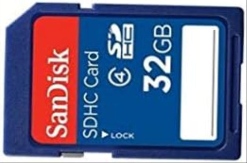 SanDisk 32GB SDHC Flash Memory Card (SDSDB-032G-B35) (Label May Change)