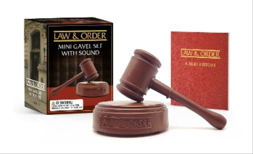 Law & Order: Mini Gavel Set with Sound (Rp Minis