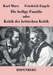 Die heilige Familie oder Kritik der kritischen Kritik