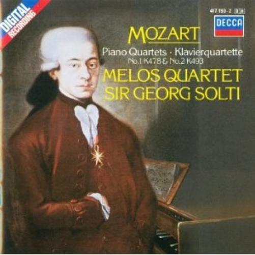 Mozart: Piano Quartets No.1, K478 & No.2, K493
