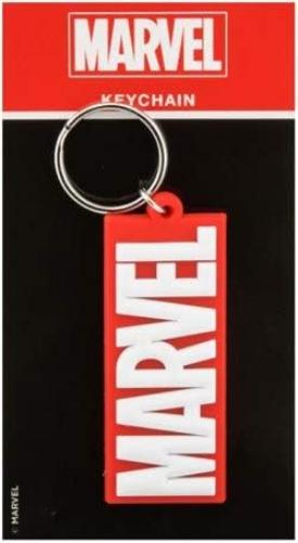 Pyramid International Porte-clés en caoutchouc, multicolore, 4 x 6 x 1,3 cm, Marvel Comics Logo, Schlüsselanhänger aus Gummi, 4.5 x 6 cm Mehrfarbig, Pyramid International Rubber Keychain, Multi-Colour, 4 x 6 x 1.3 cm, Pyramid International Marvel-Logo Por