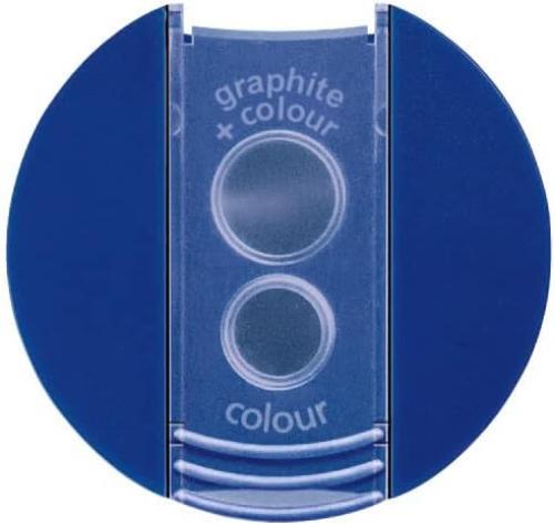 STAEDTLER 512 00 Noris Club Double-Hole Tub Sharpener for Graphite & Colour Pencils up to 10.2mm Diameter (1 x Sharpener