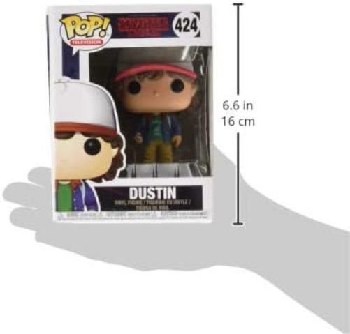 Funko Pop! Vinyl: Stranger Things: Dustin Henderson mit Compass - Aka Zahnlos - Vinyl-Sammelfigur - Geschenkidee - Offizielle Handelswaren - Spielzeug Für Kinder und Erwachsene - TV Fans