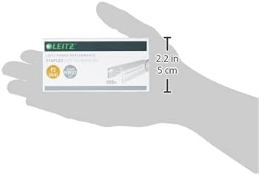 Leitz 55721000 P3 Power Performance 26/6 Staples, Strong Steel, Length 6 mm, 5000 Staples, Staples Up to 30 Sheet Capacity
