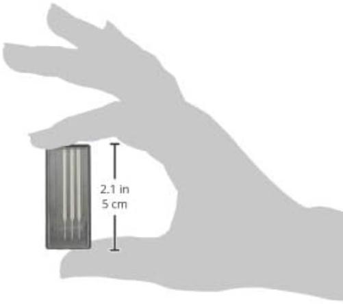 Proxxon 28864 Tungsten Vanadium Micro Twist Drills, 3 pcs., 1/64" (0,5 mm), Silver