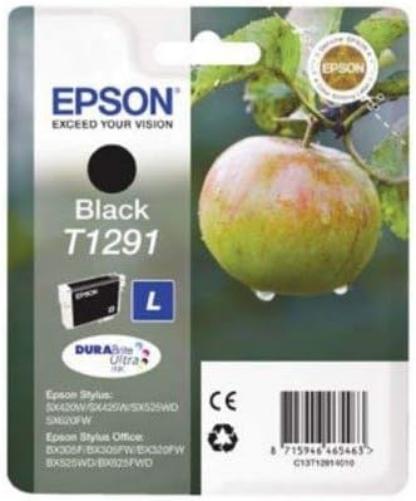 Epson T1291 Black Apple Genuine DURABrite Ultra Ink Cartridge