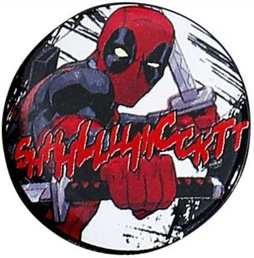 Deadpool Set of 5 Pin Badges Pack Cartoon Film Animation Official Marvel