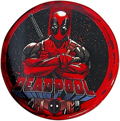 Deadpool Set of 5 Pin Badges Pack Cartoon Film Animation Official Marvel