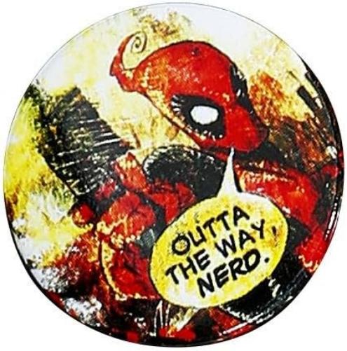 Deadpool Set of 5 Pin Badges Pack Cartoon Film Animation Official Marvel
