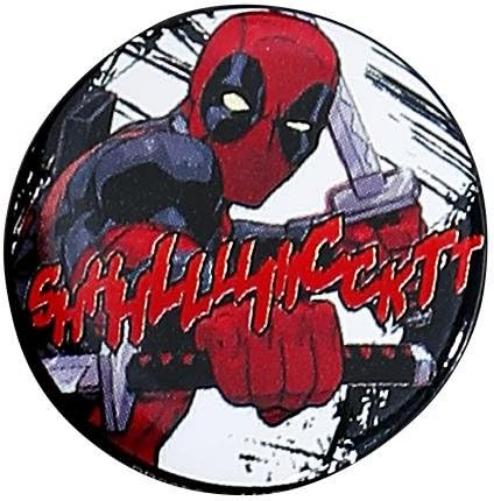 Deadpool Set of 5 Pin Badges Pack Cartoon Film Animation Official Marvel