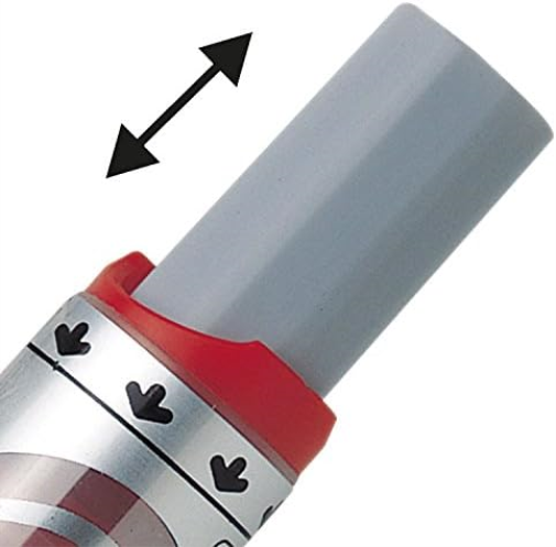 Pentel Maxiflo MWL5M Borrable Rotulador