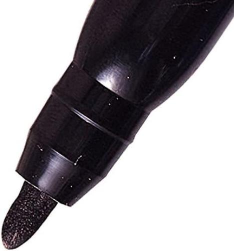 Pentel - Marcador permanente punta cónica. Color negro. - Pack de 12
