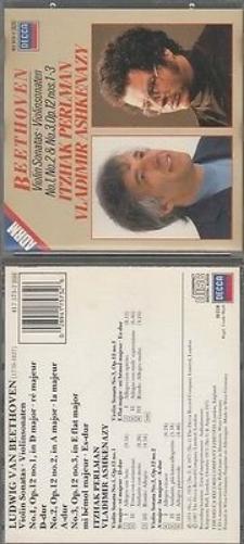 Beethoven-Ashkenazy -Sonates pour Violon & Piano