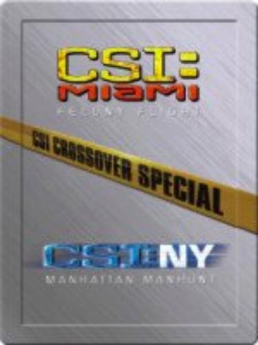 CSI Miami - New York CROSSOVER SPECIAL - steel case collectors ed.