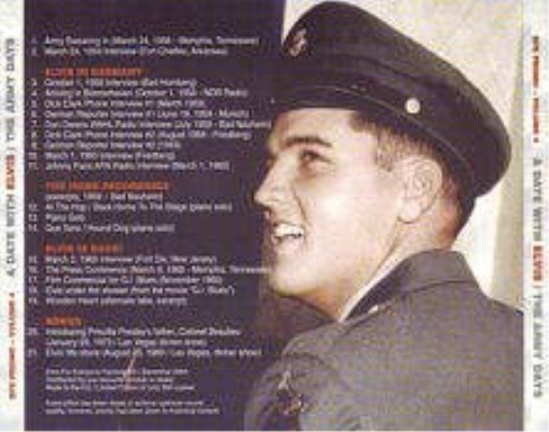 A Date With Elvis - The Army Years