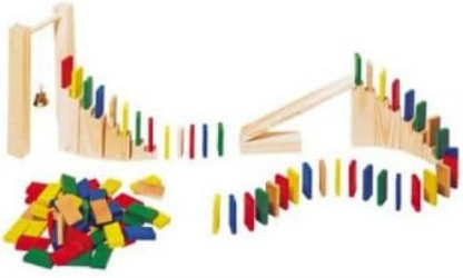 Toys Pure Wooden Domino Rally