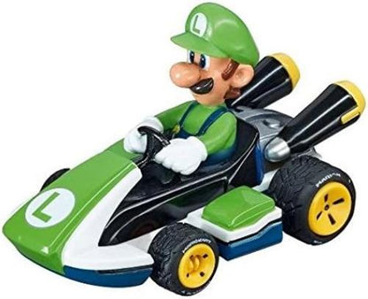 Carrera B01CML580G nintendo Mario Kart 8 Luigi Pull Speed Vehicle, White