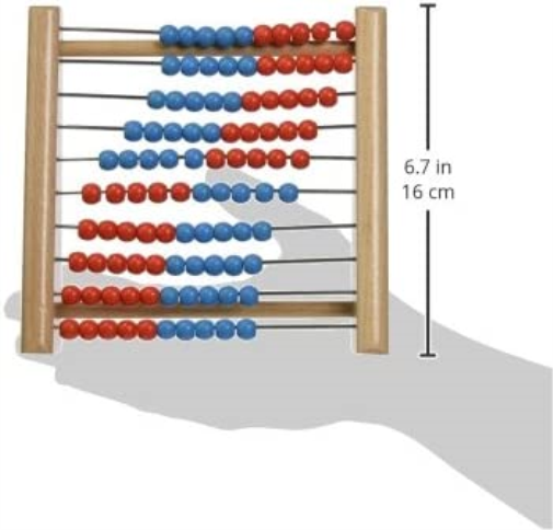 GOKI- Juegos Educativos Ábaco, Multicolor, S (58529