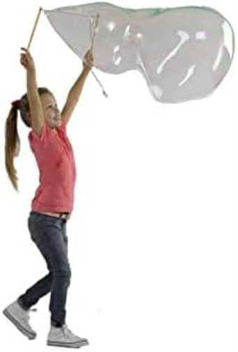 SES 22518 creative 2251 Riesen-Seifenblasen SES Deutschland 02251-Riesenseifenblasen Mega Bubble, bunt, grün