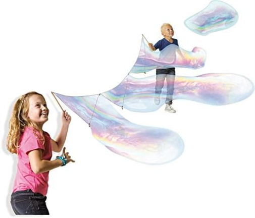 SES Creative 02252 XXL-mega Bubble Blower, Mixed Colours Bubbles XXL