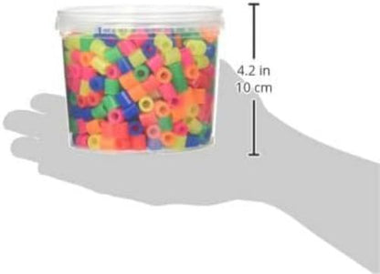 Hama Maxi Pot 600 perles néon Color Actividades Creativas, Multicolor (161-08572.00