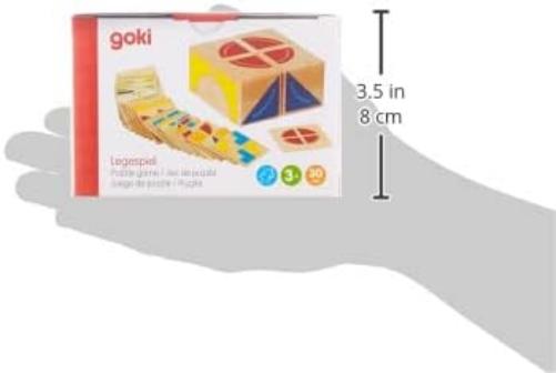 Goki- Juego de Puzzle, Kubus, Multicolor, Medium (Gollnest & Kiesel 58649.0