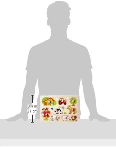 Goki Plug Farm VI Puzzle (9 Piece