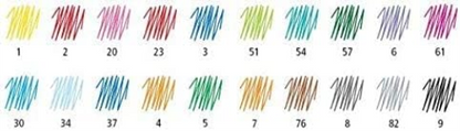 Staedtler 334 SB20 0.3 mm Triplus Fineliner Pen - Assorted Colours (Pack of 20