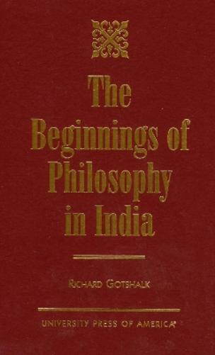 The Beginnings of Philosophy in India