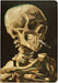 Head of a Skeleton with a Burning Cigarette: A5 Notebook