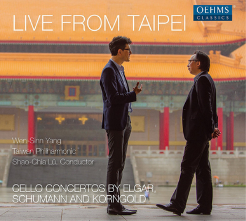 Live from Taipei: Cello-concertos By Elgar, Schumann and Korngold
