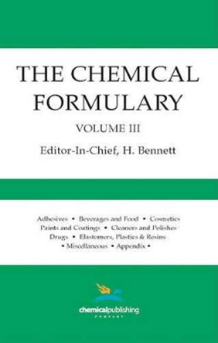 The Chemical Formulary, Volume 3