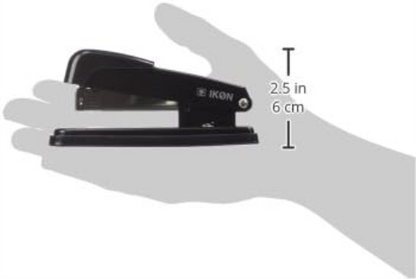 Hainenko Value Half Strip Metal Stapler - Black