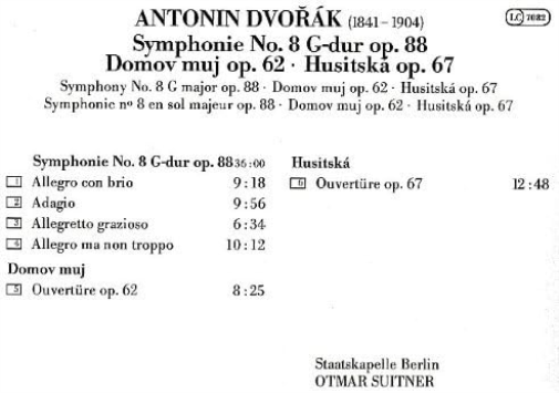 Dvorak - Mussorgski - Rachmaninov
