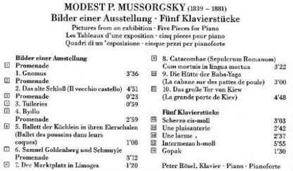 Dvorak - Mussorgski - Rachmaninov