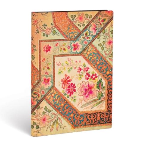 Paperblanks Softcover Flexis Filigree Floral Ivory | Lined | Midi (130 × 180 mm),FB4463-5 (Lyon Florals