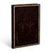 Black Moroccan Midi Lined Softcover Flexi Journal (176 pages)
