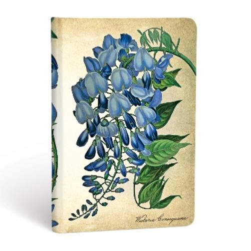 Blooming Wisteria Mini Unlined Hardcover Journal: Unlined Mini (Painted Botanicals)