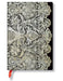 Ivory Veil (Lace Allure) Mini Lined Hardcover Journal (Elastic Band Closure)
