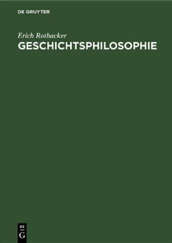Geschichtsphilosophie (German Edition