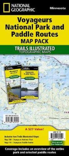 Voyageurs National Park and Paddle Routes (Map Pack)