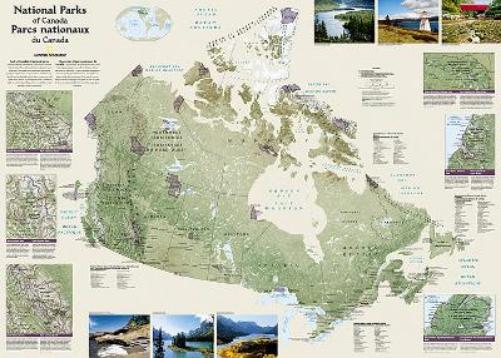 Canada National Parks Map [Tubed]