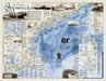 Shipwrecks of the Northeast Map [Tubed]