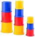 Stapelbekers Happy World JohnToy: 10 stuks (22063)