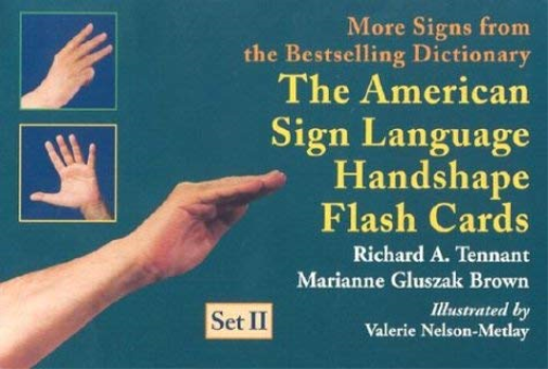 American Sign Language Handshape Flash Cards