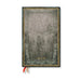 Dove Grey (Old Leather Collection) Maxi 18-month Vertical Hardback Dayplanner 2025 (Elastic Band Closure)